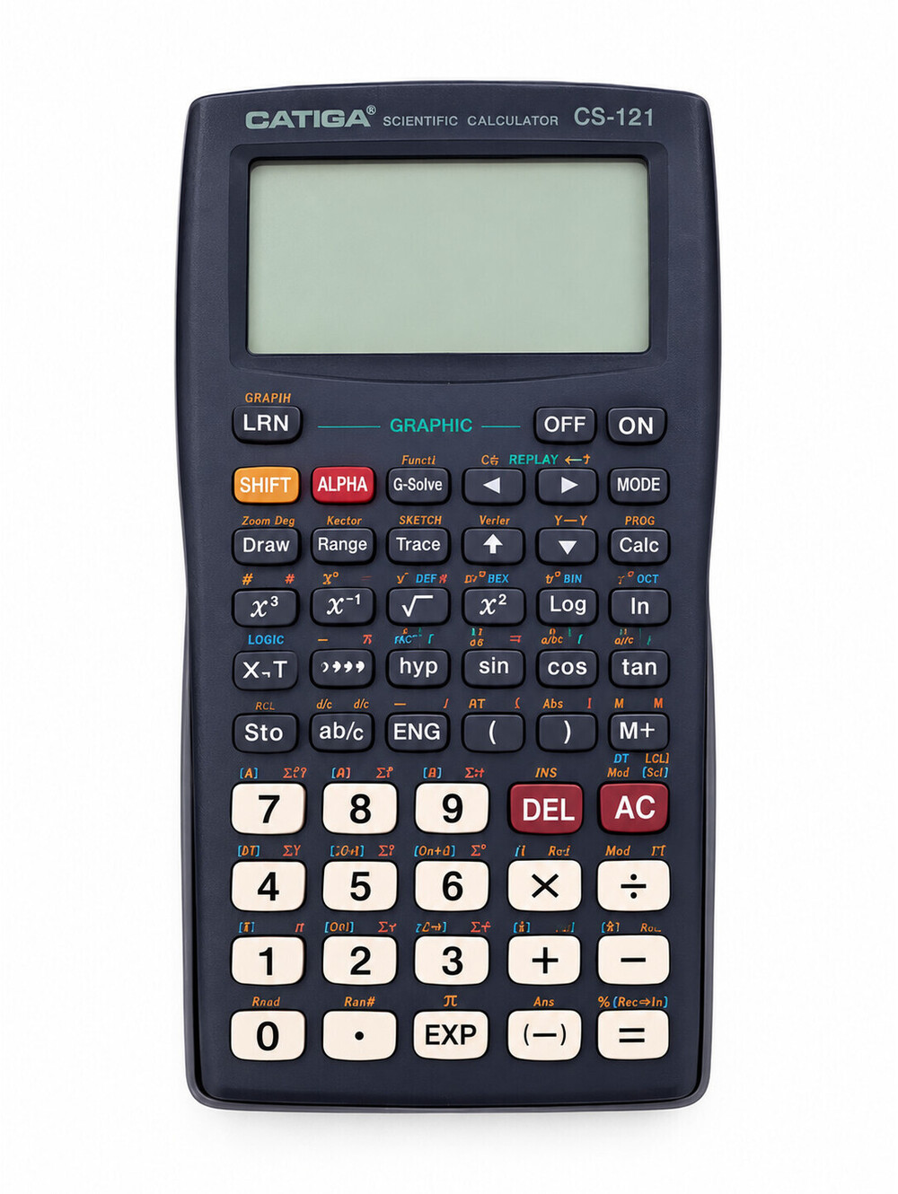 CATIGA CS-121 Scientific Graphing Calculator Black Tested Working 360 Functions